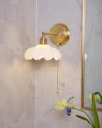 Larkaria Glass Wall Light-Moonnatur