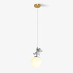 Qirena Resin Pendant Light-Moonnatur