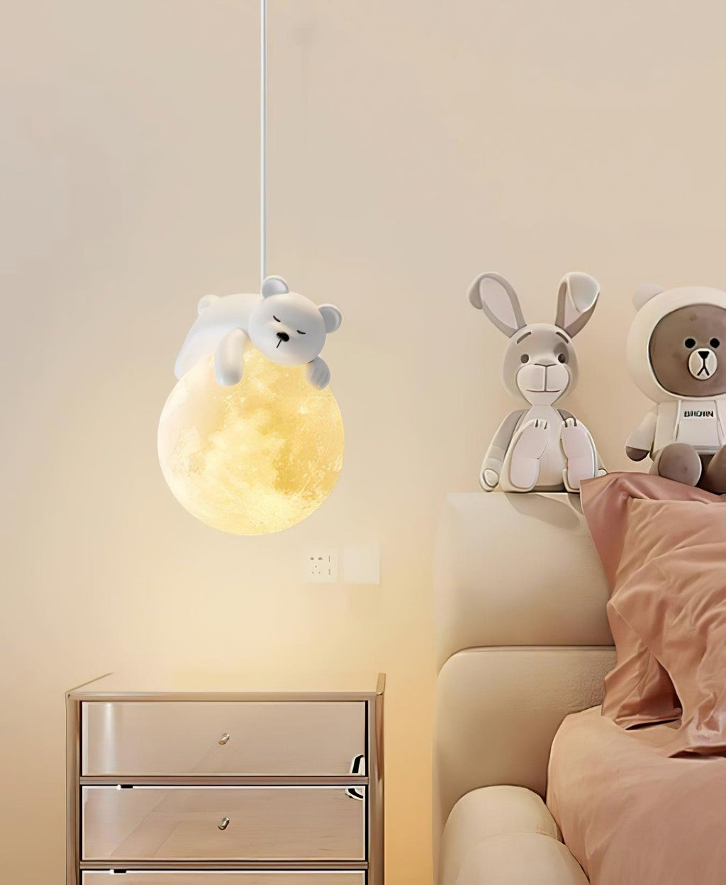 Omerin Resin Pendant Lamp-Moonnatur