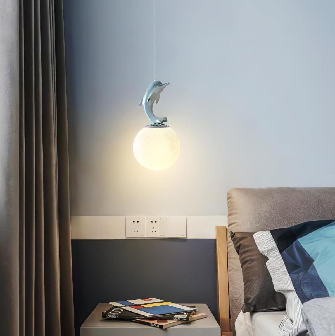 Qirena Resin Pendant Light-Moonnatur