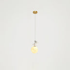 Qirena Resin Pendant Light-Moonnatur