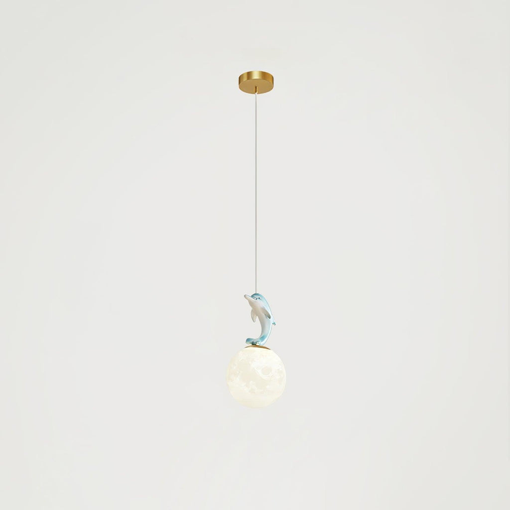 Qirena Resin Pendant Light-Moonnatur