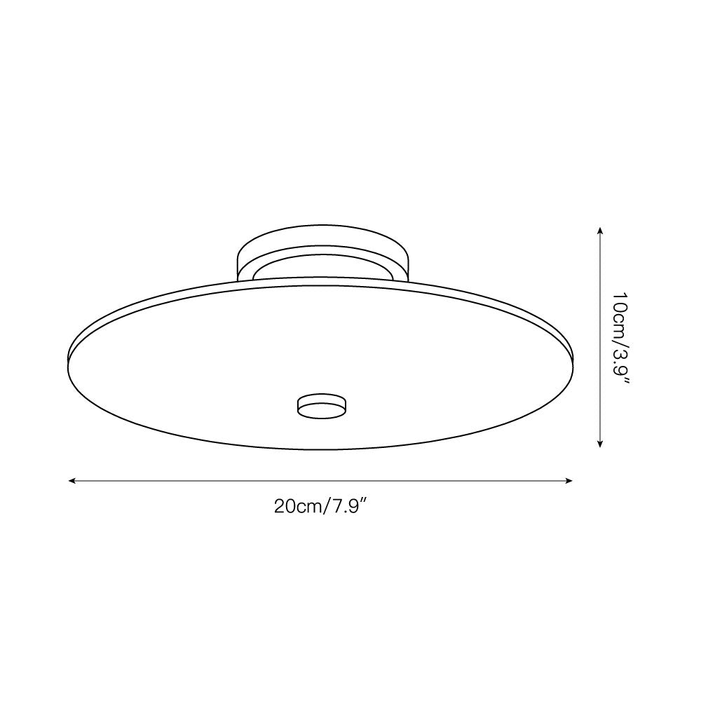 Erlenora Alabaster Ceiling Light-Moonnatur