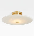 Erlenora Alabaster Ceiling Light-Moonnatur