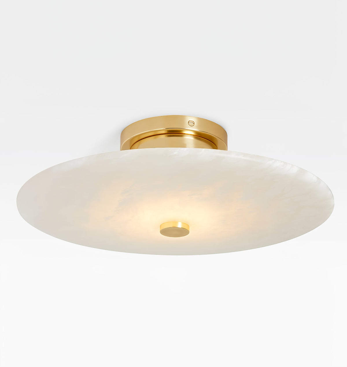 Erlenora Alabaster Ceiling Light-Moonnatur