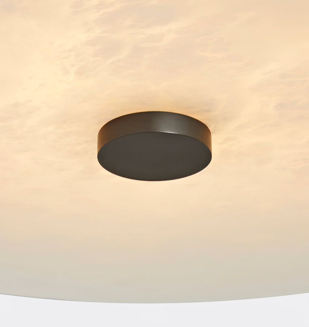 Erlenora Alabaster Ceiling Light-Moonnatur