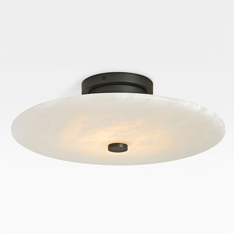 Erlenora Alabaster Ceiling Light-Moonnatur