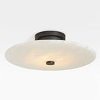 Erlenora Alabaster Ceiling Light-Moonnatur