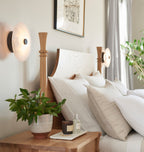 Erlenora Alabaster Ceiling Light-Moonnatur