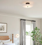 Erlenora Alabaster Ceiling Light-Moonnatur