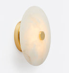 Erlenora Alabaster Ceiling Light-Moonnatur