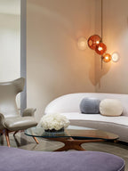 Korreth Glass Chandelier-Moonnatur