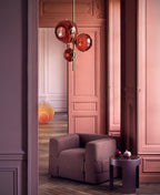 Korreth Glass Chandelier-Moonnatur