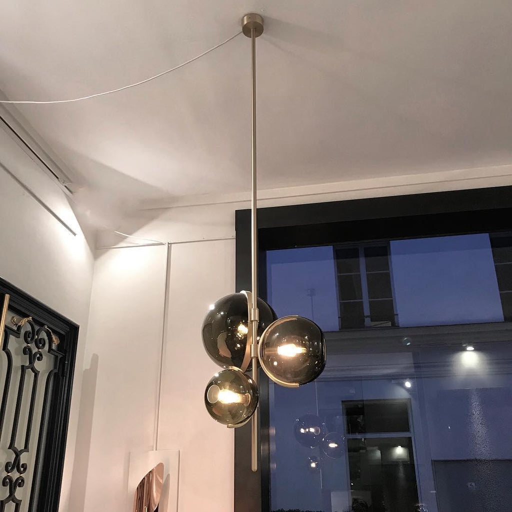 Korreth Glass Chandelier-Moonnatur