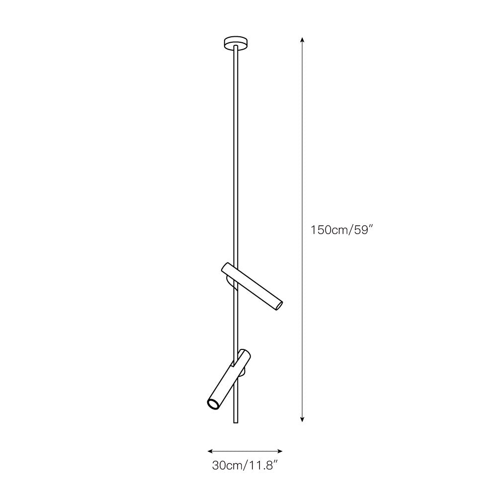 Elsenwynne Iron Pendant Light-Moonnatur