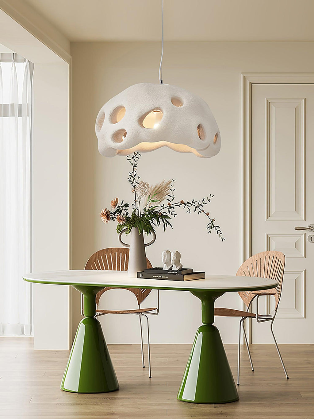 Dunselena Resin Pendant Light-Moonnatur