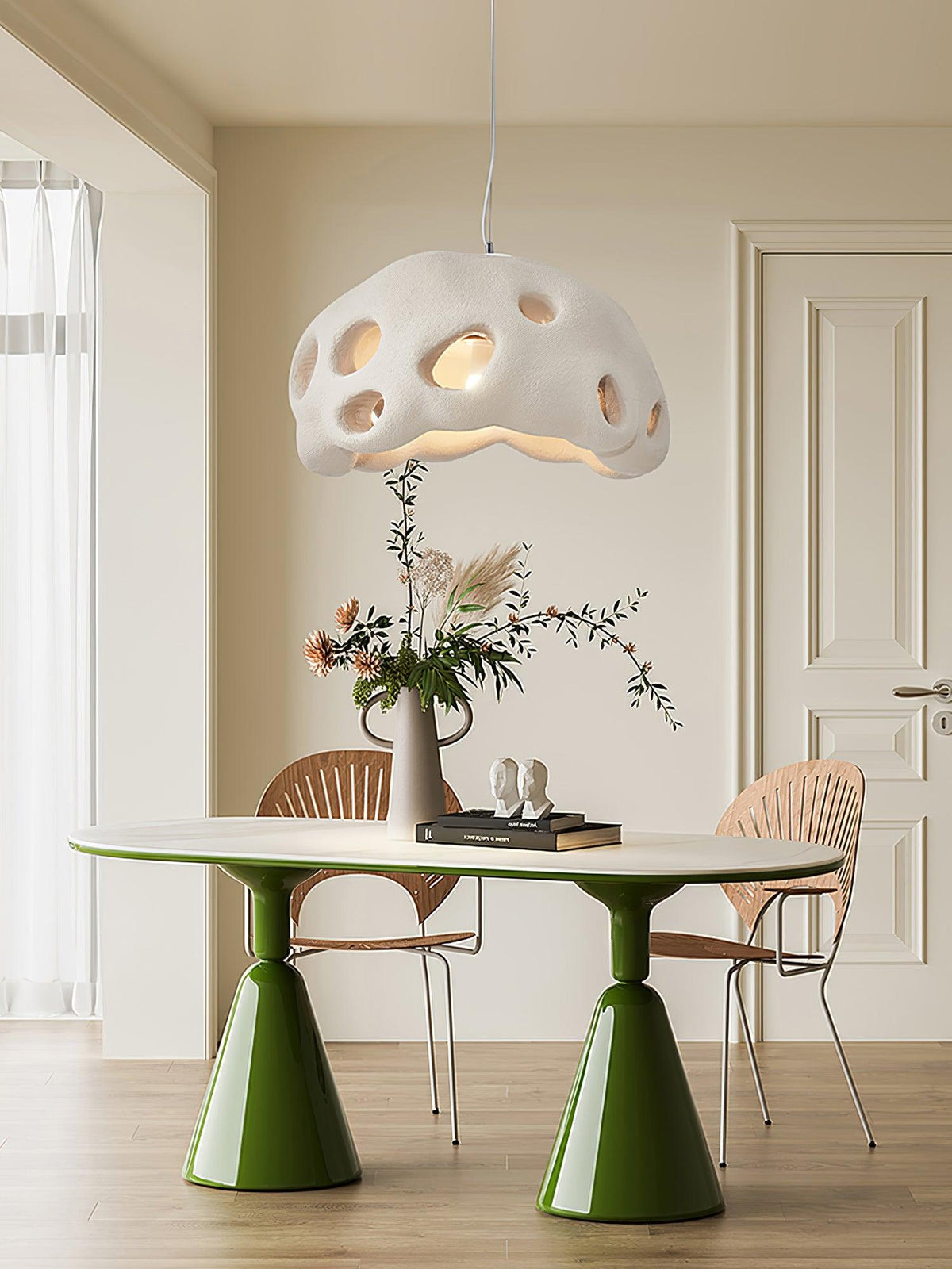 Dunselena Resin Pendant Light-Moonnatur