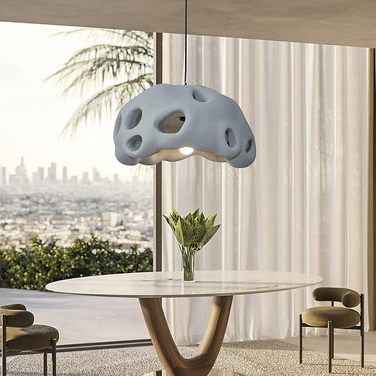 Dunselena Resin Pendant Light-Moonnatur