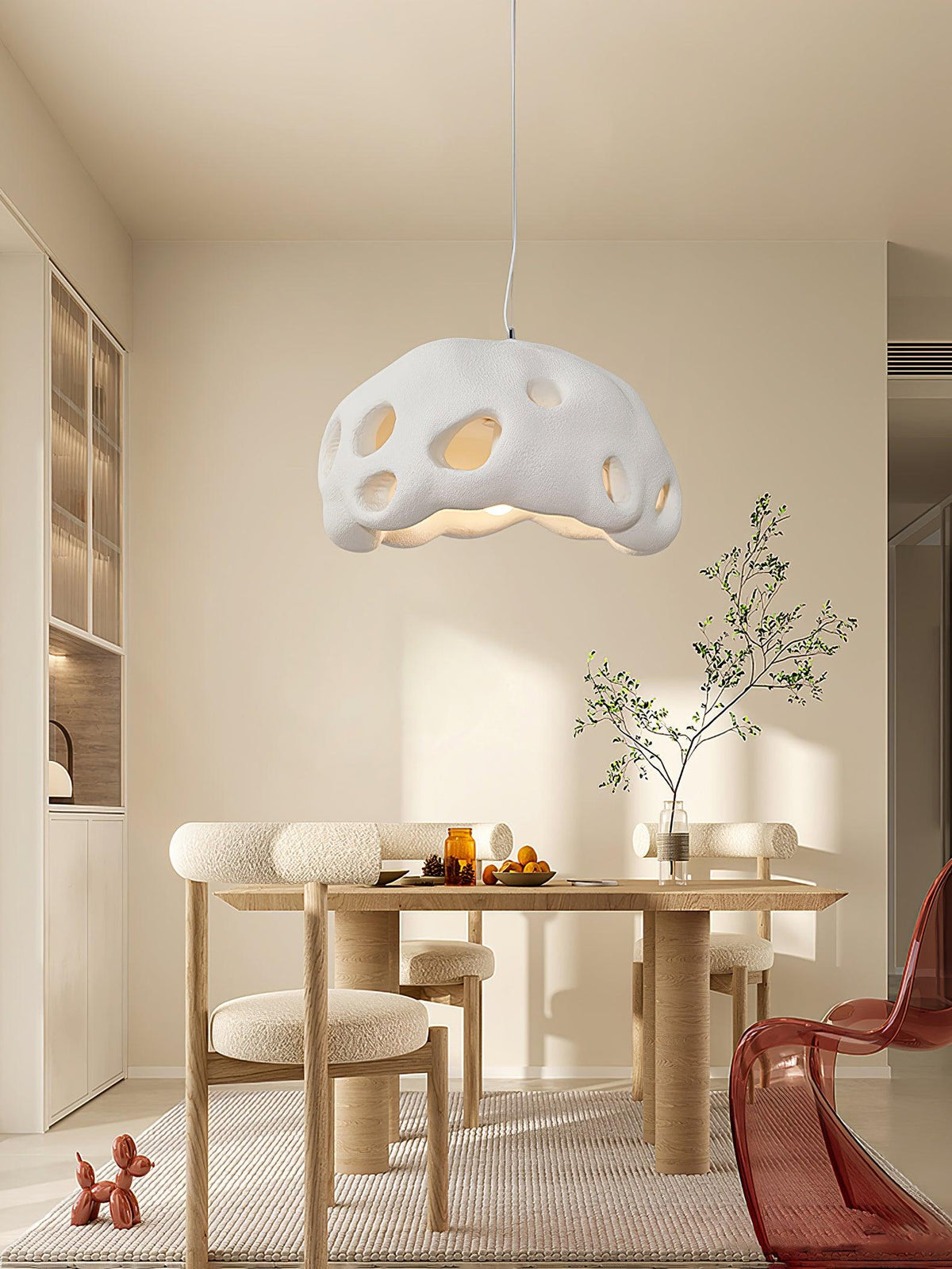Dunselena Resin Pendant Light-Moonnatur