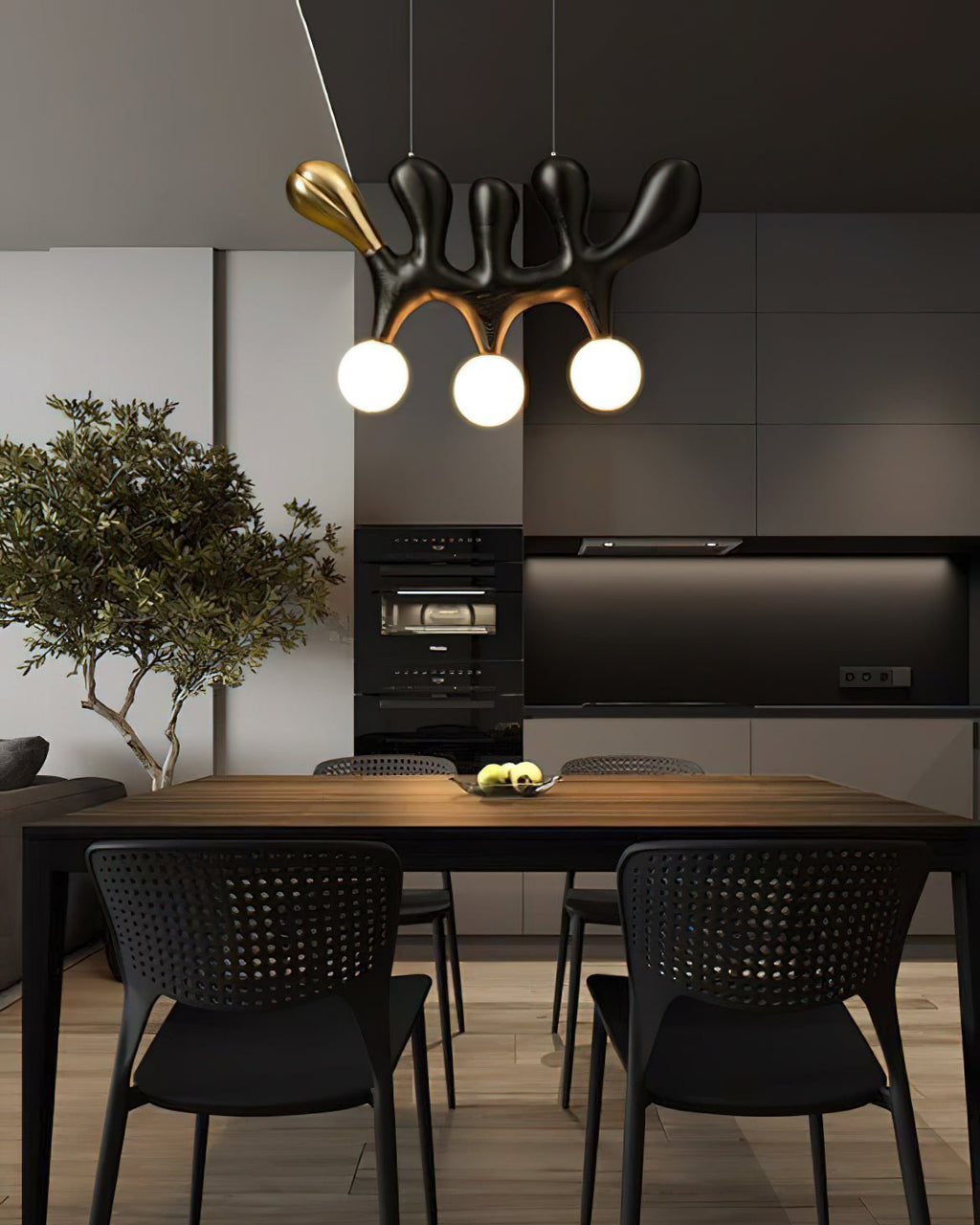 Elreneth Wood Pendant Light-Moonnatur