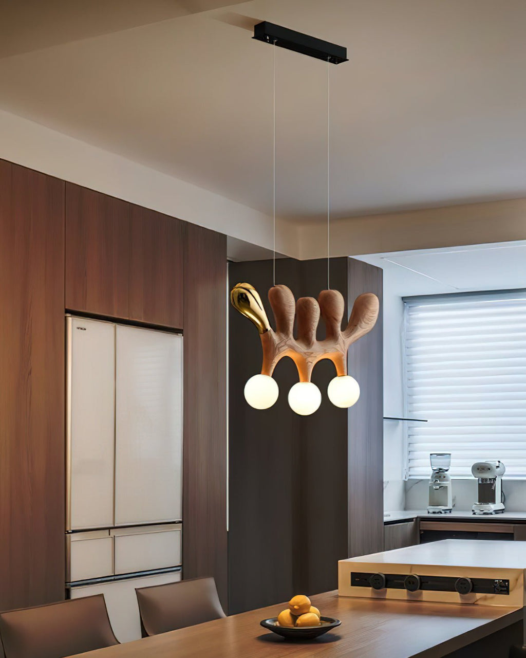 Elreneth Wood Pendant Light-Moonnatur