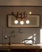 Elreneth Wood Pendant Light-Moonnatur