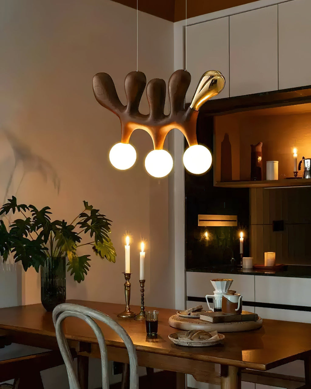 Elreneth Wood Pendant Light-Moonnatur