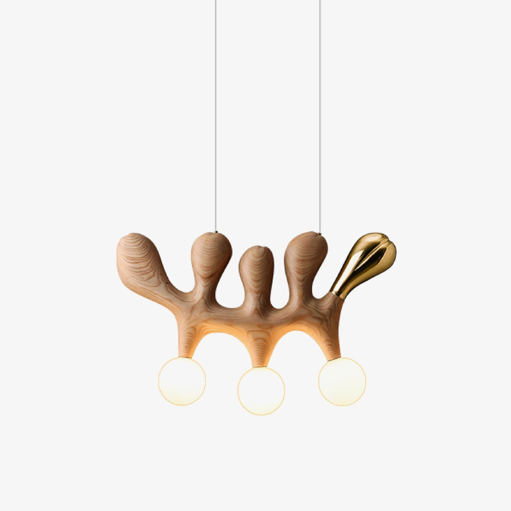Elreneth Wood Pendant Light-Moonnatur