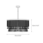 Edrenwyn Wood Chandelier-Moonnatur