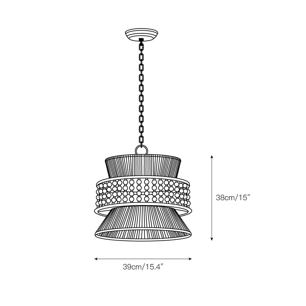 Dunselorie Hemp Rope Pendant Light-Moonnatur