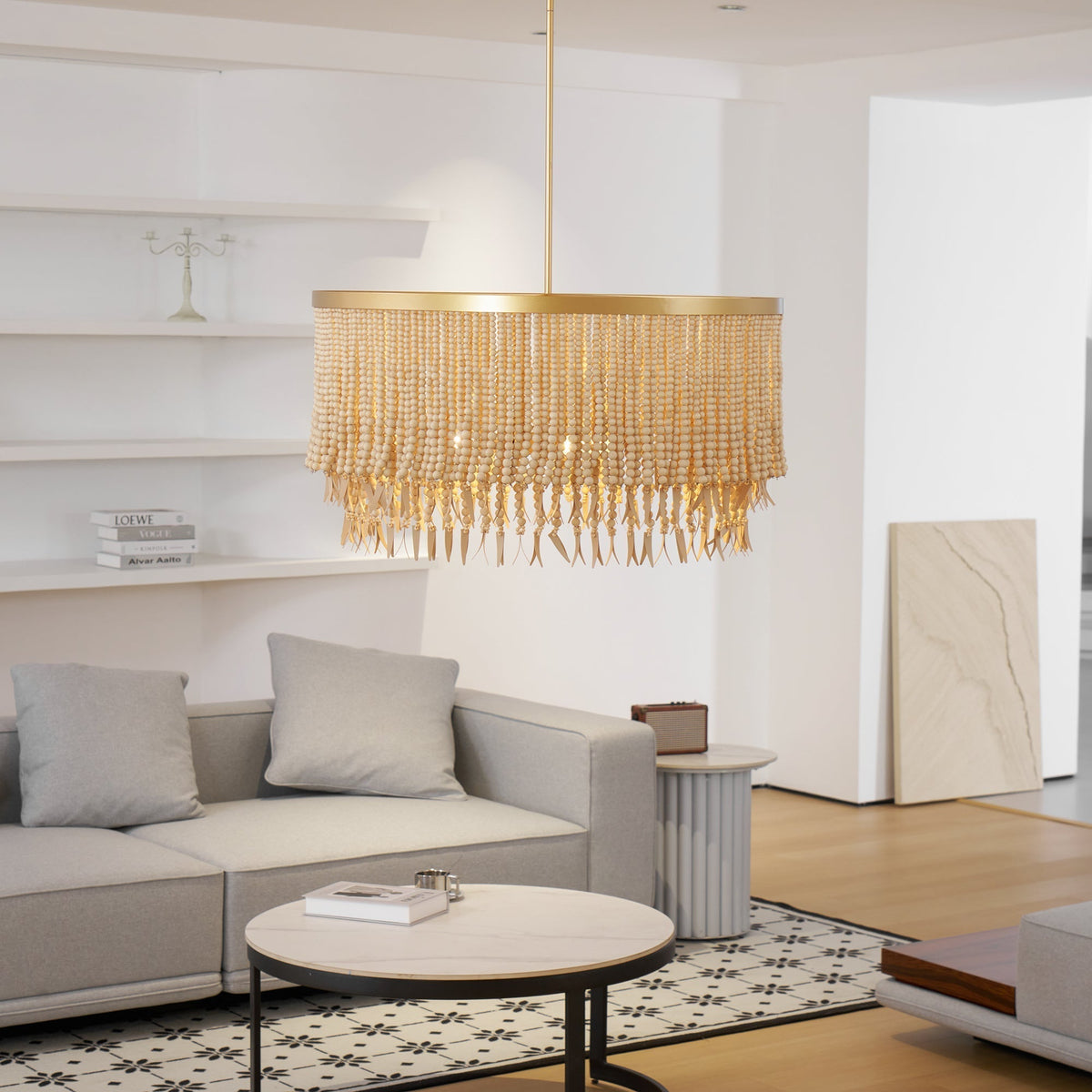 Edrenwyn Wood Chandelier-Moonnatur