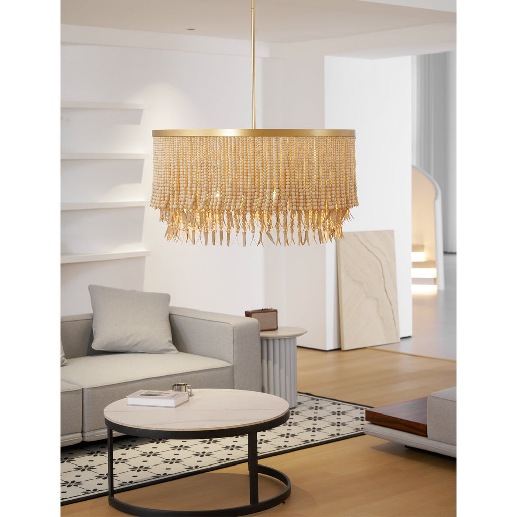 Edrenwyn Wood Chandelier-Moonnatur