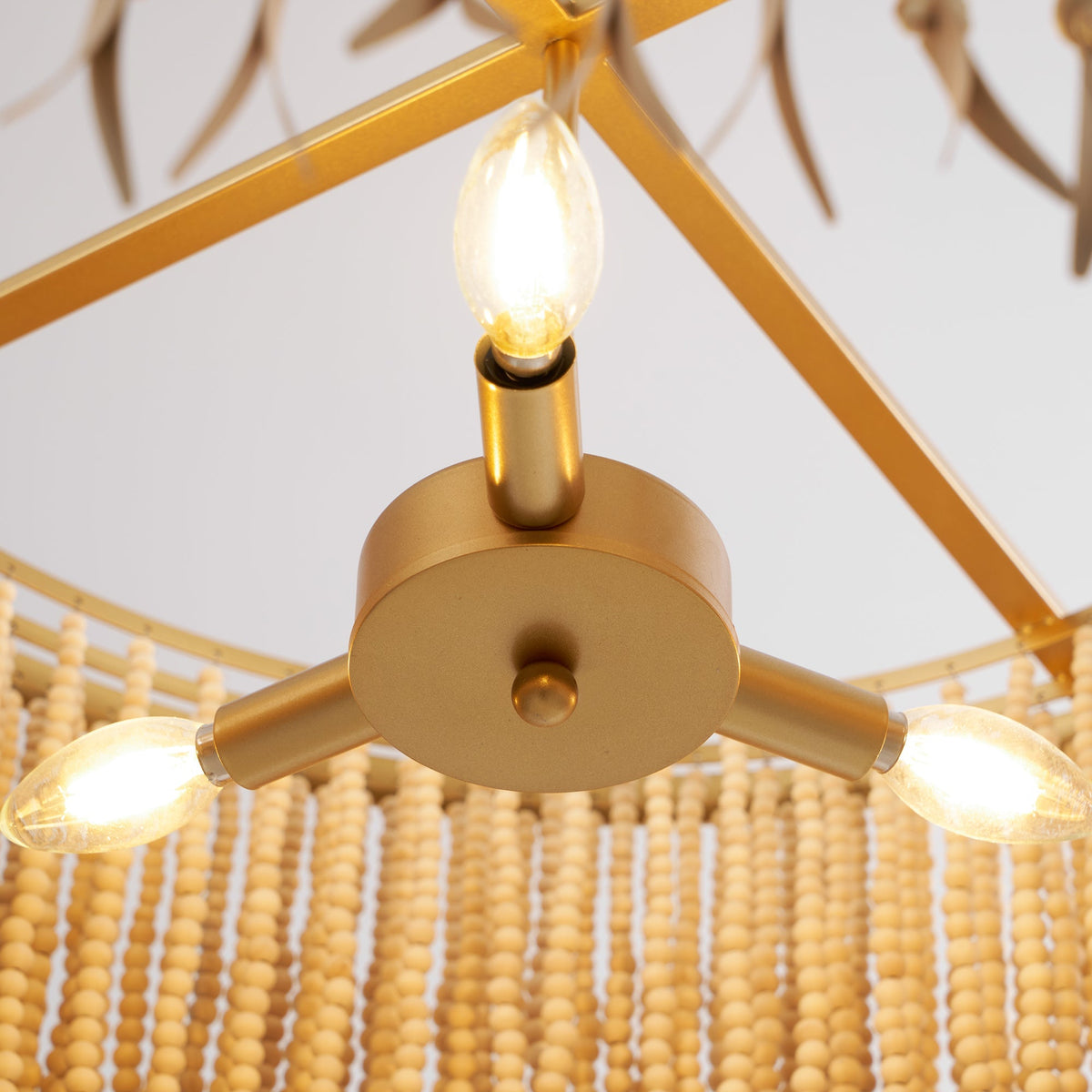 Edrenwyn Wood Chandelier-Moonnatur