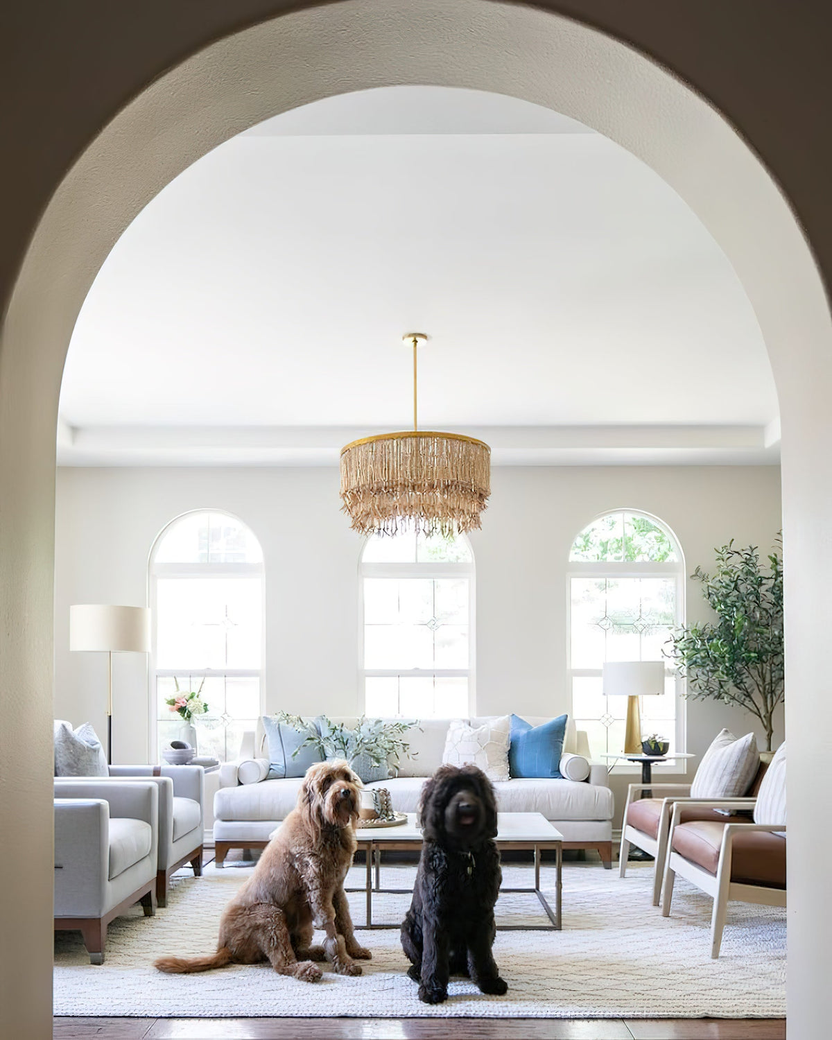 Edrenwyn Wood Chandelier-Moonnatur