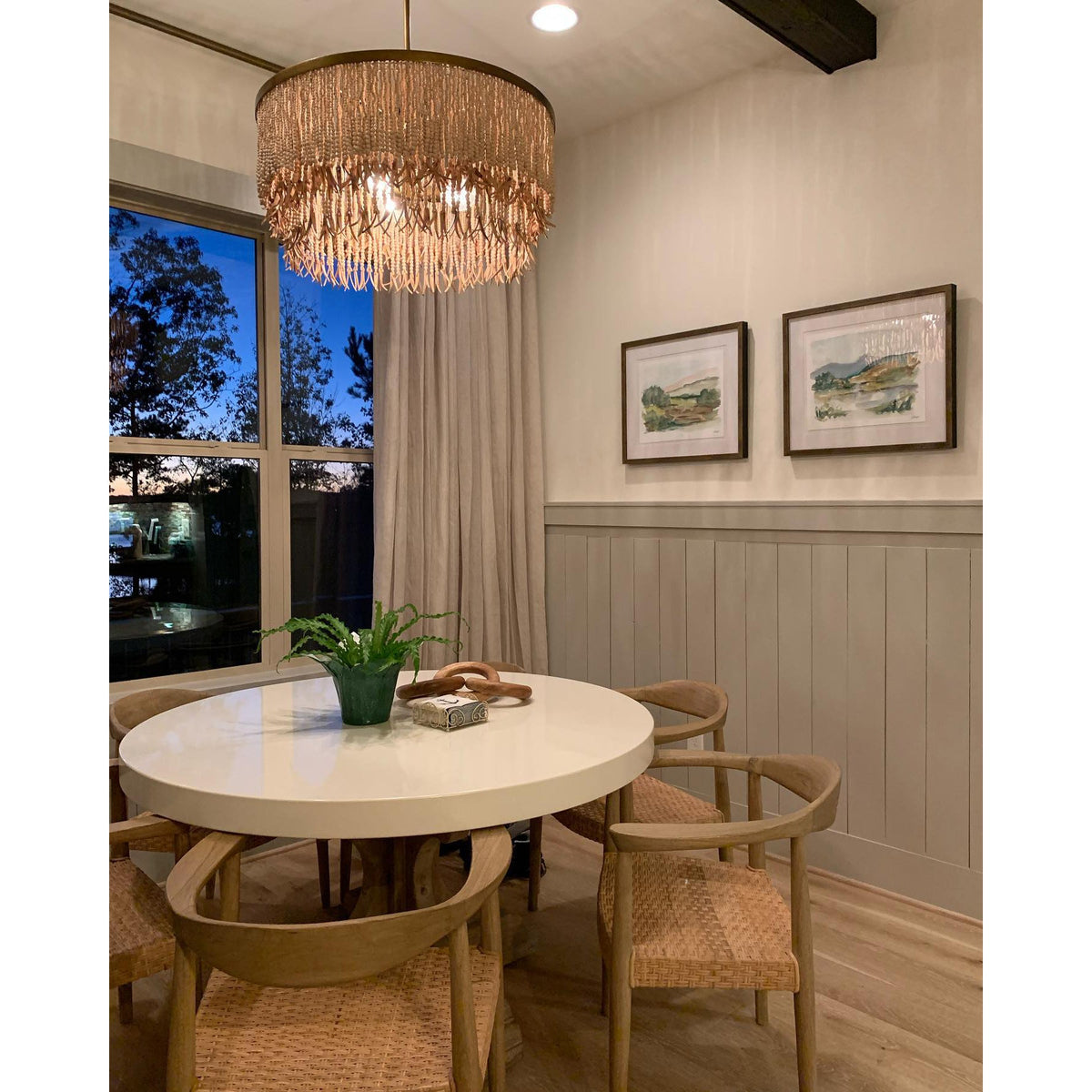 Edrenwyn Wood Chandelier-Moonnatur