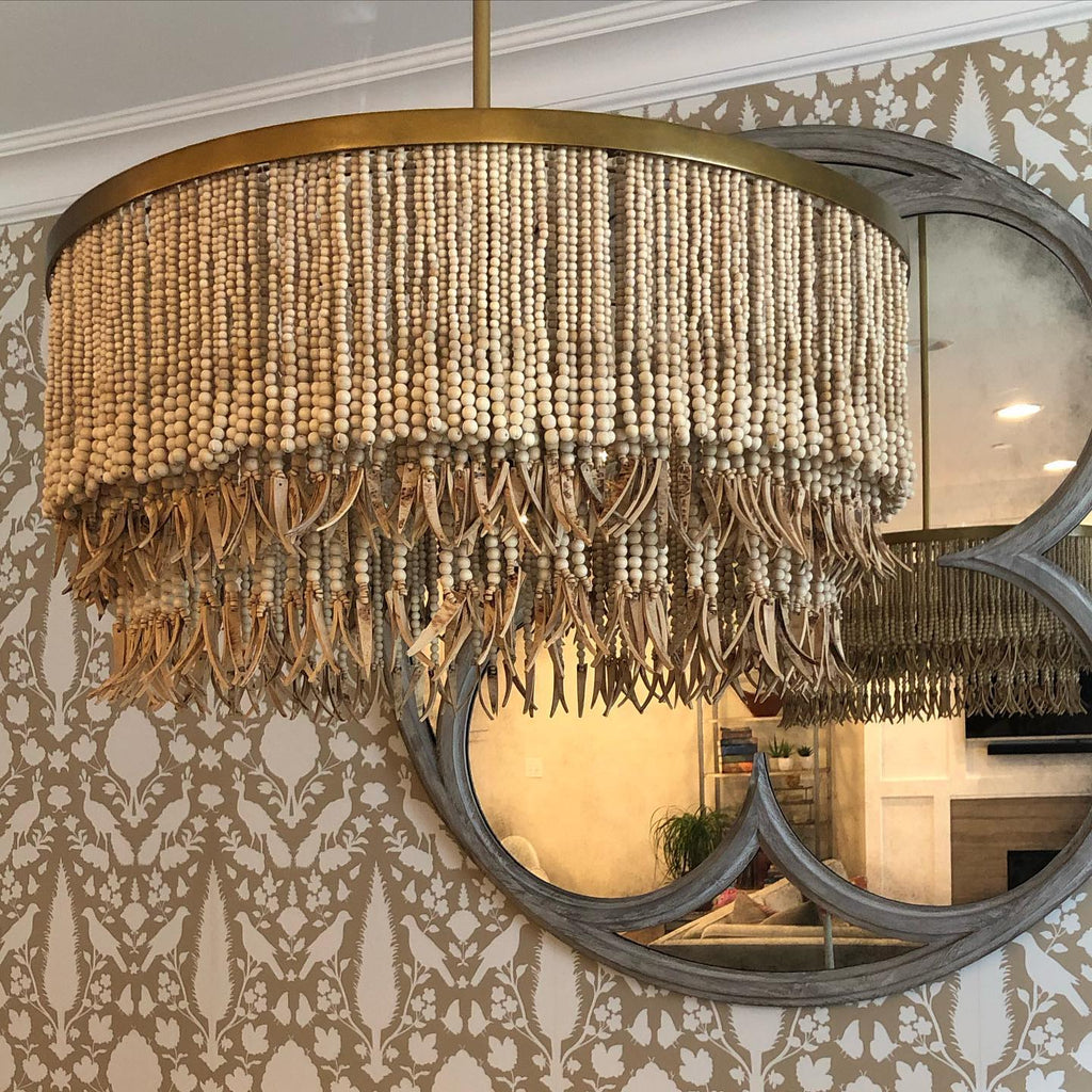 Edrenwyn Wood Chandelier-Moonnatur
