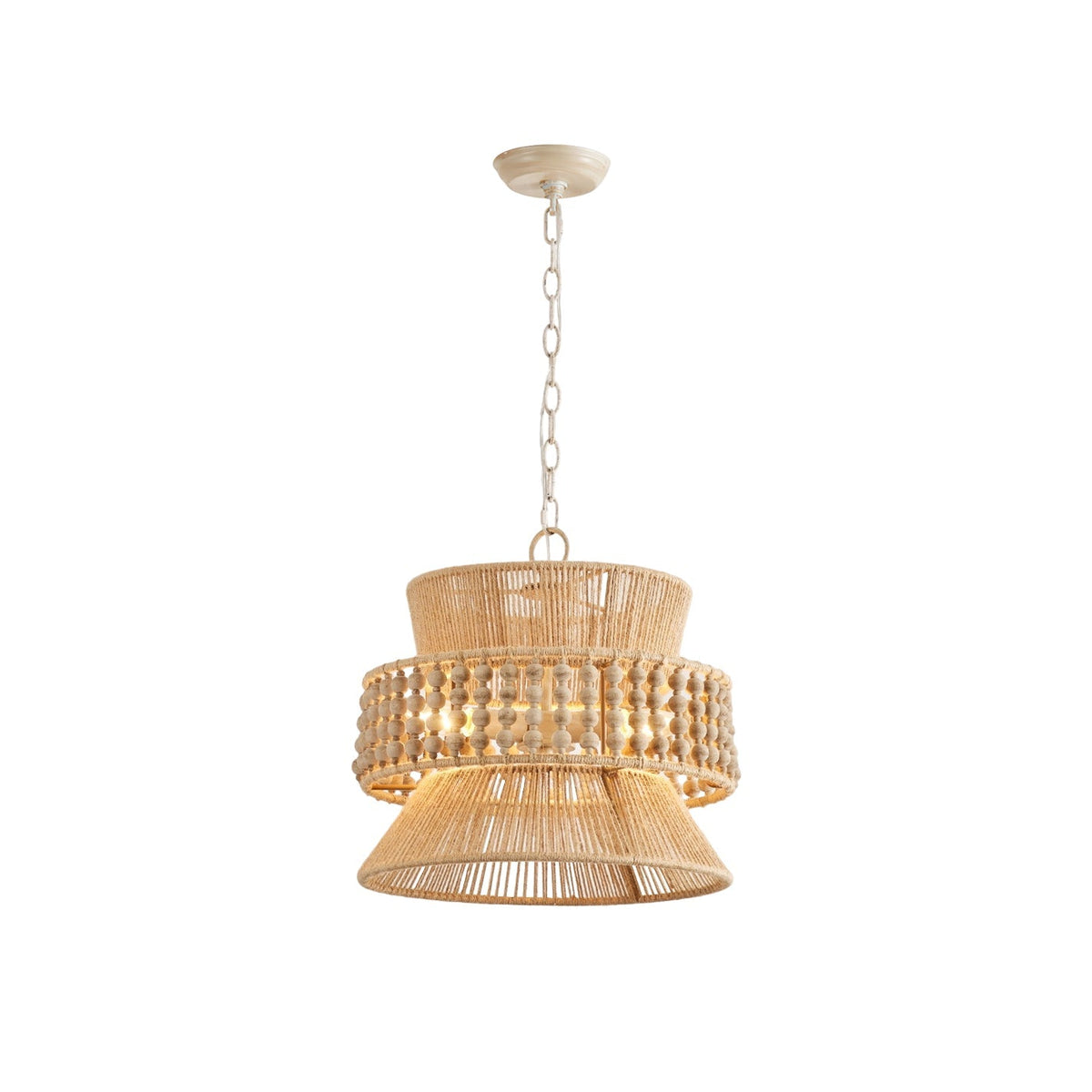 Dunselorie Hemp Rope Pendant Light-Moonnatur