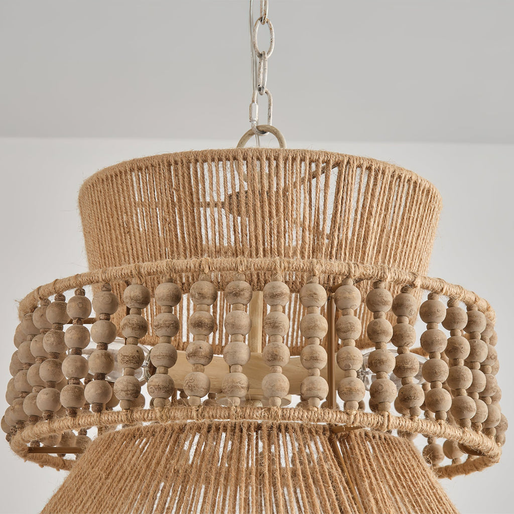 Dunselorie Hemp Rope Pendant Light-Moonnatur