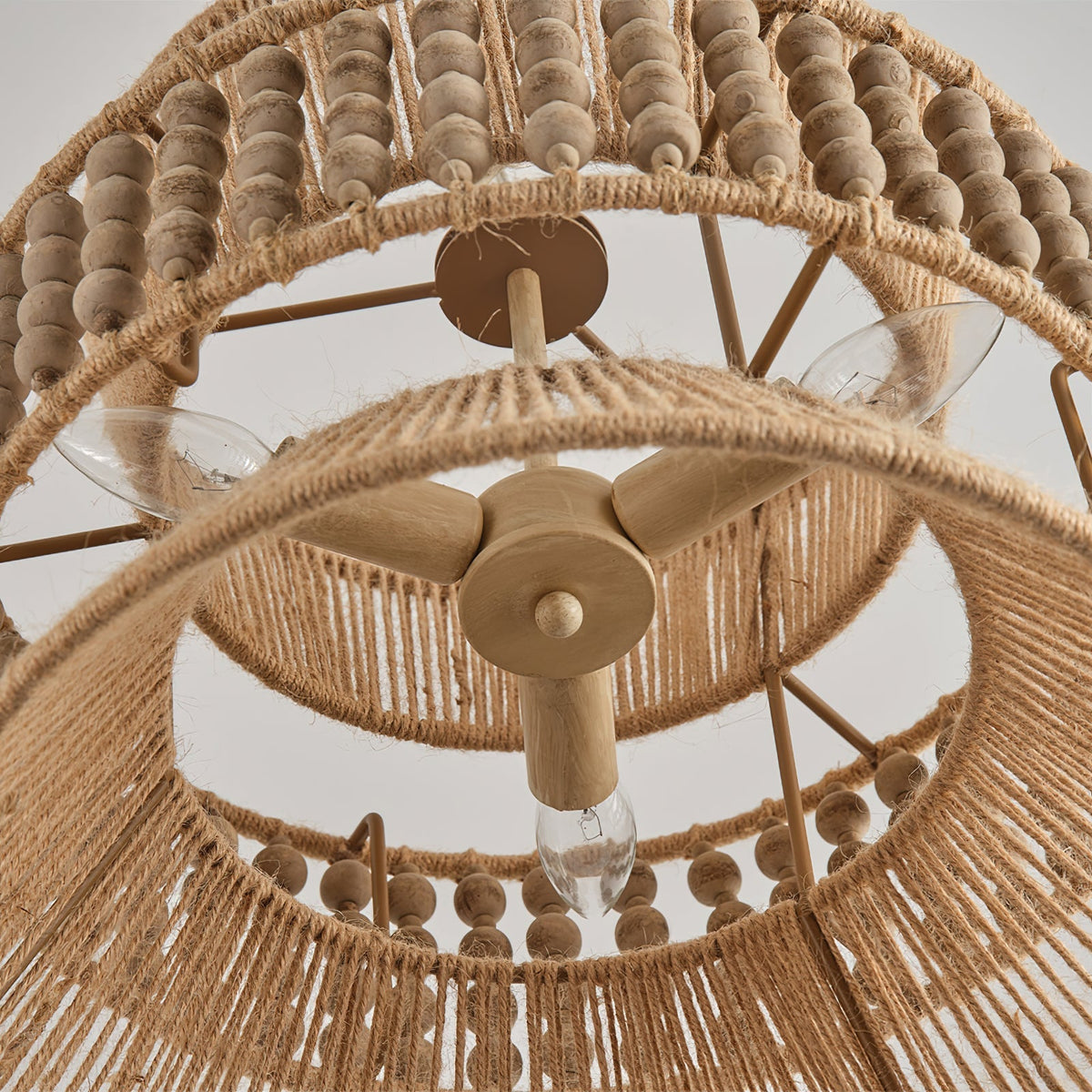 Dunselorie Hemp Rope Pendant Light-Moonnatur