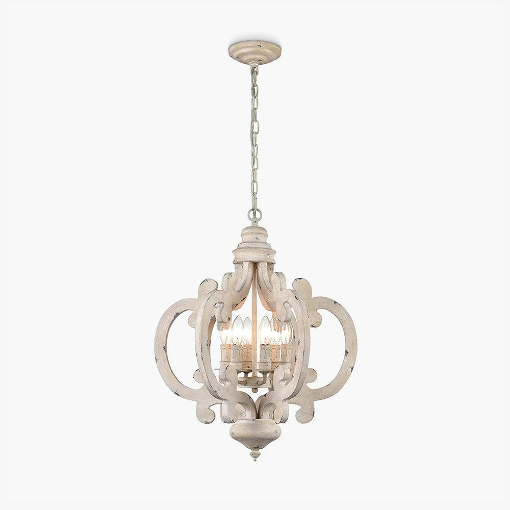 Florora Wood Chandelier-Moonnatur