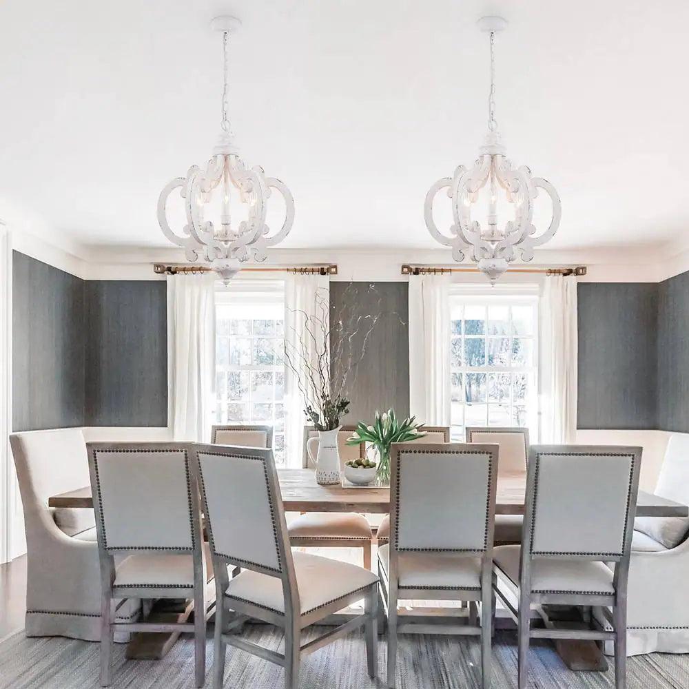 Florora Wood Chandelier-Moonnatur