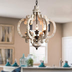 Florora Wood Chandelier-Moonnatur