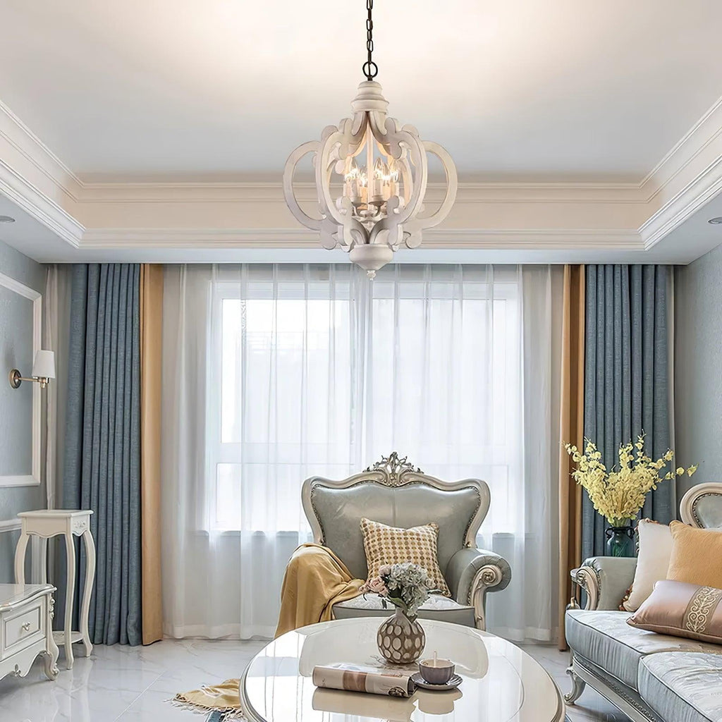 Florora Wood Chandelier-Moonnatur