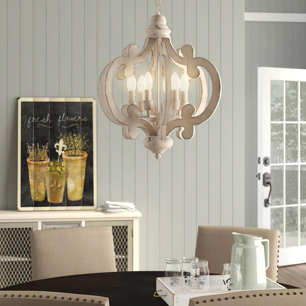 Florora Wood Chandelier-Moonnatur