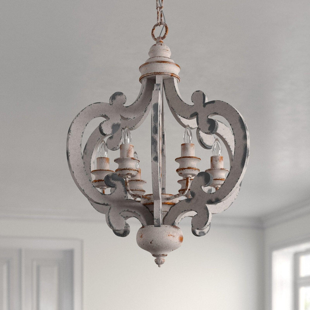 Florora Wood Chandelier-Moonnatur