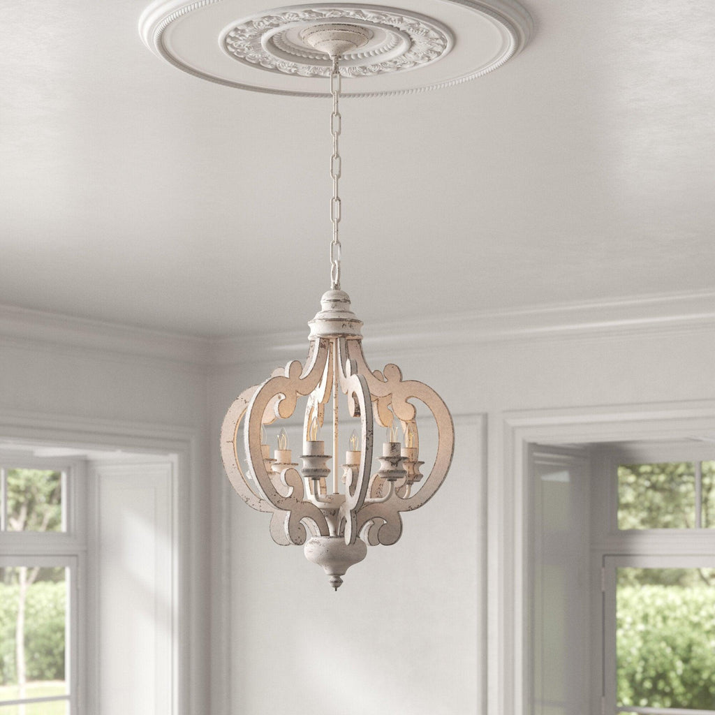Florora Wood Chandelier-Moonnatur