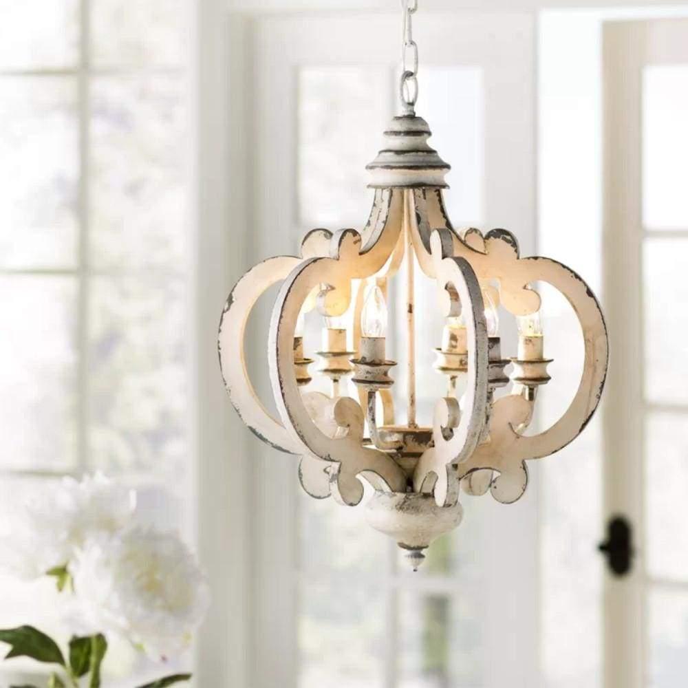 Florora Wood Chandelier-Moonnatur