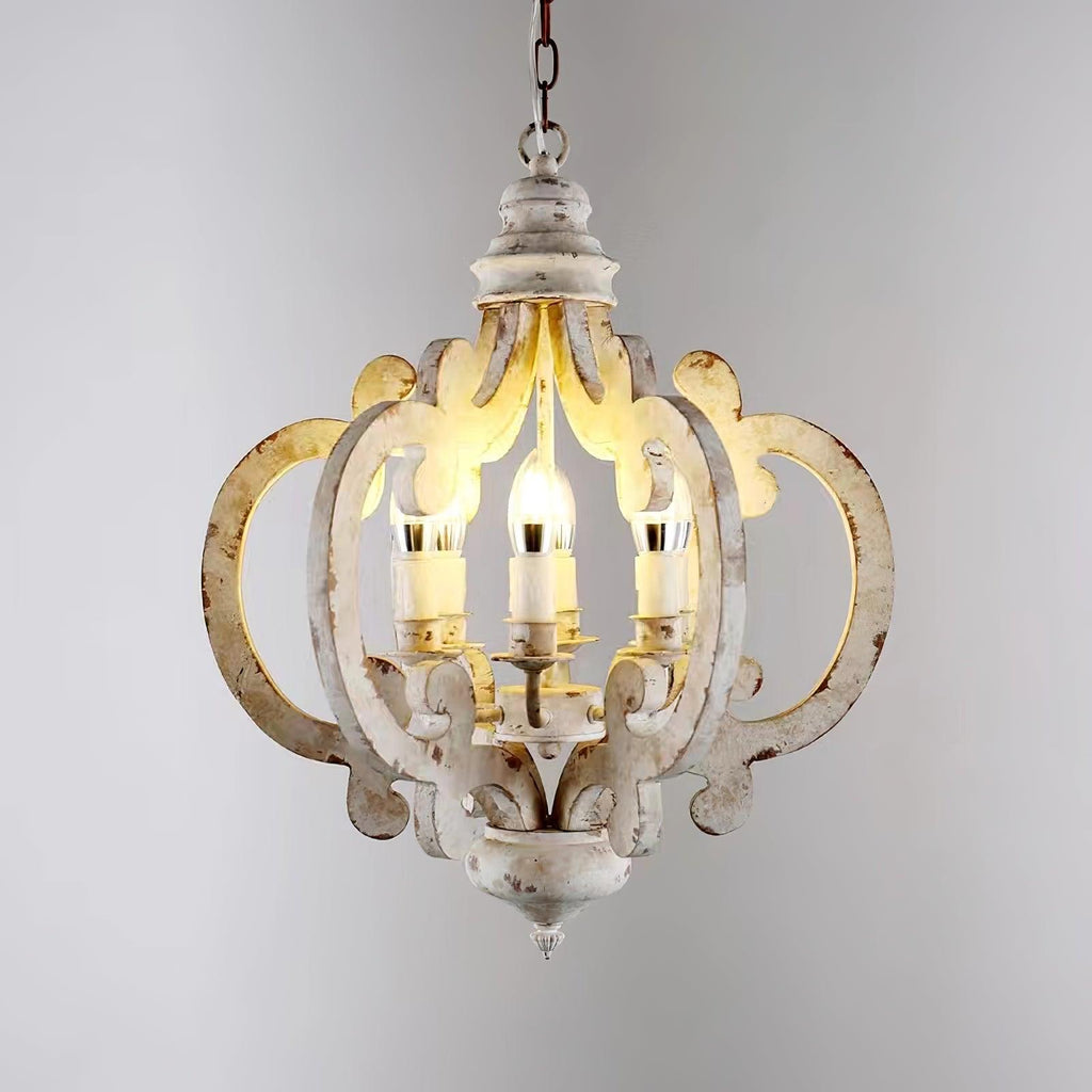 Florora Wood Chandelier-Moonnatur