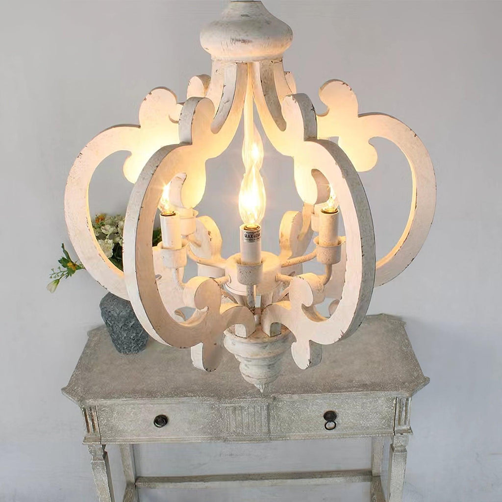 Florora Wood Chandelier-Moonnatur