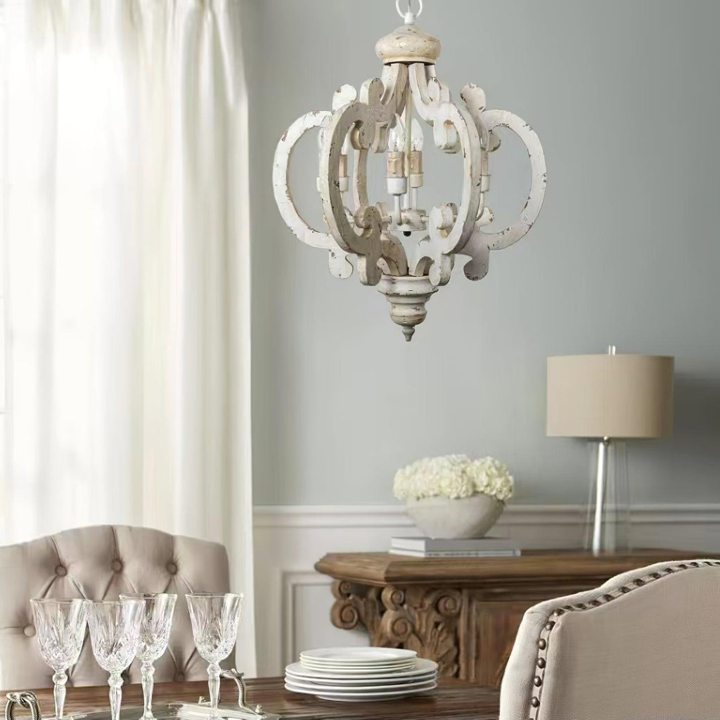 Florora Wood Chandelier-Moonnatur